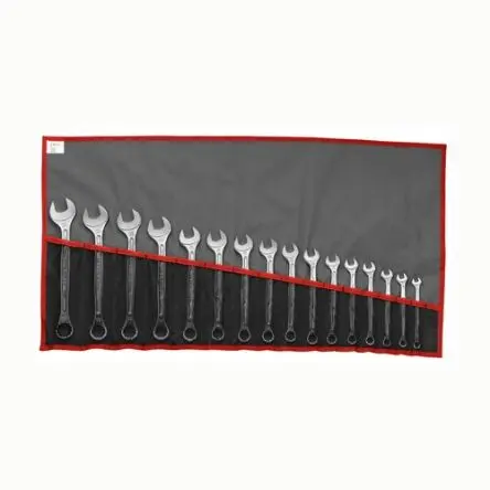 Produktfoto 1 von Facom Pfeifenkopfschlüssel-Satz Ring-Maulschlüssel, 17-teilig 5/16 to 1.1/4 in