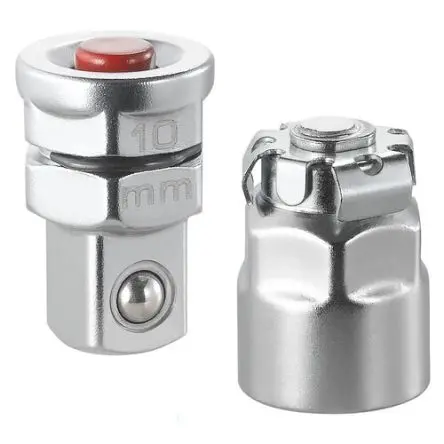 Produktfoto 1 von Facom, 10 mm Offenes Ende Adapter, Chrom