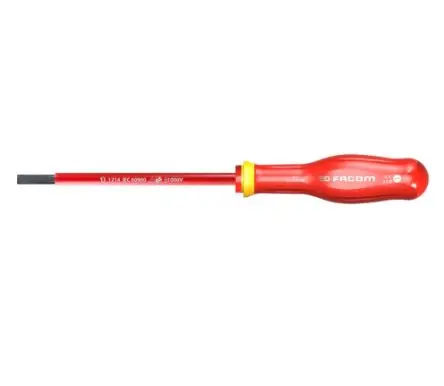 Produktfoto 1 von Facom VDE 1000V zugelassen Geschlitzt, 375mm / Klinge 250 mm