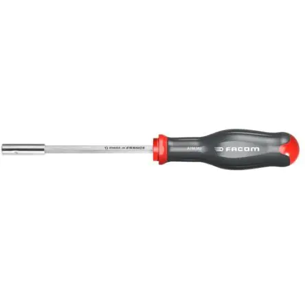 Produktfoto 1 von Facom 6.35 mm Sechskant Steckschlüssel-Handgriff Schließer (NO), Länge 245mm / Klinge 125 mm