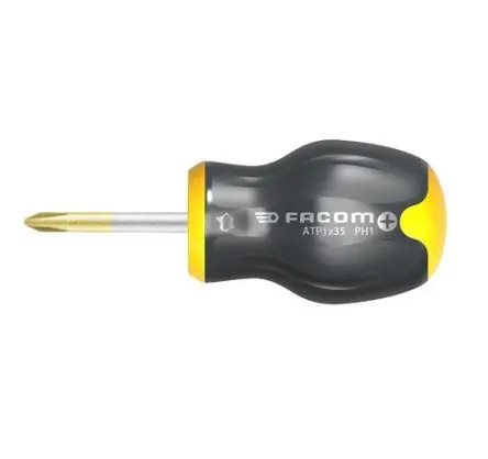 Facom PH2 Kompakt, Zink-Nickel-verchromt, 91 mm / Klinge 35 mm