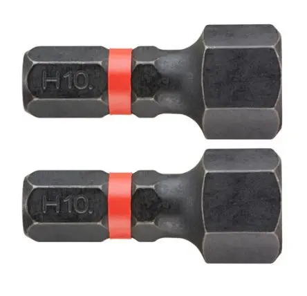 Produktfoto 1 von Facom 6.35 mm 10 mm Sechskant Schraubbit, Schlag CNC-Maschine, 2-teilig, 47.5mm