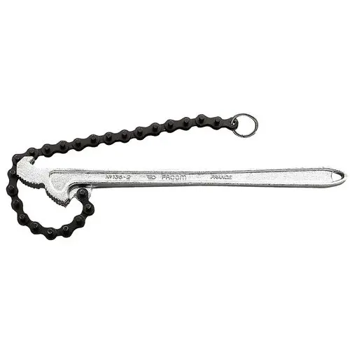Produktfoto 1 von Facom Schraubenschlüssel Kettenschlüssel, Metall Griff, Backenweite 60 to 114 mm, / Länge 360 mm