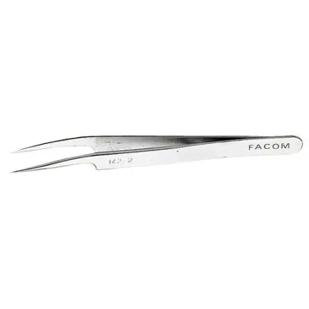 Produktfoto 1 von Facom Stahl Pinzette, 142.2mm, Spitze Spitz 1-teilig ESD-Sicherheit