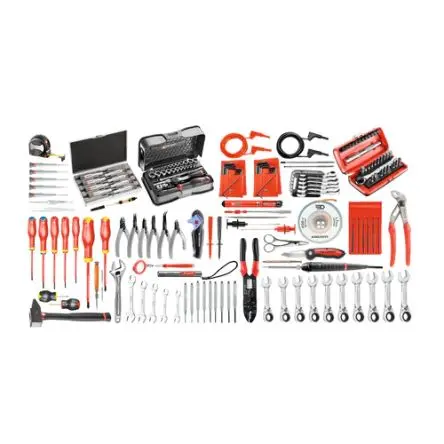 Produktfoto 1 von Facom Elektriker-Werkzeugsatz Werkzeugsatz, Tasche 172-teilig