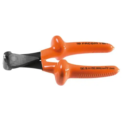 Produktfoto 1 von Facom Rundzange / Backen 7.5mm Gerade 170 mm VDE 1000V zugelassen ESD-Sicherheit
