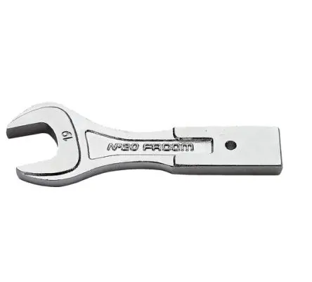Produktfoto 1 von Facom, 12 x 7 mm Offenes Ende Offener Einsatz, Chrom, 12 mm