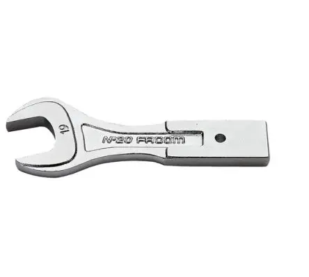 Produktfoto 1 von Facom, 12 x 7 mm Offenes Ende Offener Einsatz, Chrom, 13 mm
