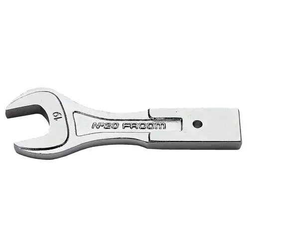 Produktfoto 1 von Facom, 12 x 7 mm Gabelschlüsseleinsatz Offener Einsatz, Chrom, 23 mm