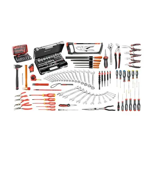Produktfoto 1 von Facom Mechanisch Werkzeugsatz, Rahmenklemme 165-teilig