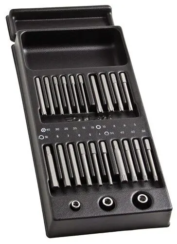 Produktfoto 1 von Facom Sechskant, Innensechsrund Schraubbit, Stahl 4 - 10 mm, M5 - M10 mm, T30 - T50 mm, TT10 - TT40 mm, 20-teilig