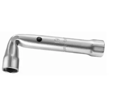 Produktfoto 1 von Facom Pfeifenkopfschlüssel Winkel Box, Poliertes Chrom Griff, / Länge 165mm