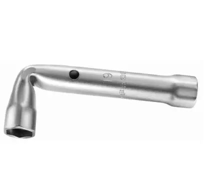 Produktfoto 1 von Facom Pfeifenkopfschlüssel Winkel Box, Poliertes Chrom Griff, / Länge 195mm