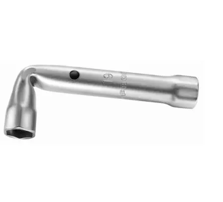 Produktfoto 1 von Facom Pfeifenkopfschlüssel Winkel Box, Poliertes Chrom Griff, / Länge 95mm