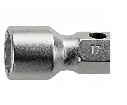 Produktfoto 1 von Facom 18 x 19 mm Sechskant Steckschlüssel Nicht parkend, Länge 170 mm