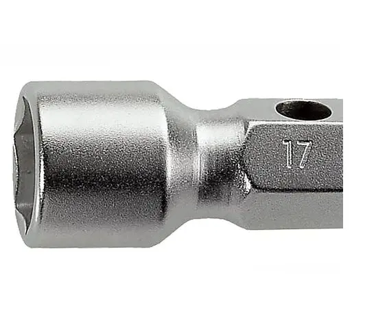 Produktfoto 1 von Facom 6 x 7 mm Sechskant Steckschlüssel Nicht parkend, Länge 110 mm