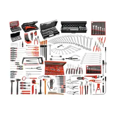 Produktfoto 1 von Facom Mechanisches Werkzeugset Werkzeugsatz, Rahmenklemme 333-teilig