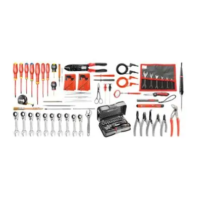 Produktfoto 1 von Facom Elektriker-Werkzeugsatz Werkzeugsatz, Rahmenklemme 101-teilig