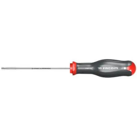 Produktfoto 1 von Facom 3.2 mm Sechskant Steckschlüssel-Handgriff Schließer (NO), Länge 250mm / Klinge 125 mm