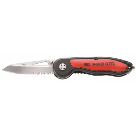 Produktfoto 1 von Facom Elektrikermesser, Klappbar, Einziehbar 77 mm Einziehbar
