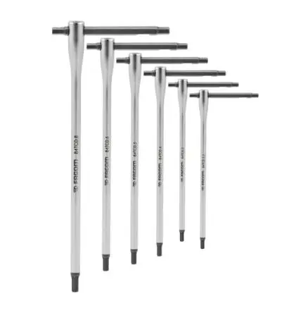 Produktfoto 1 von Facom Sechskantschlüsselsatz 6 T Metrisch 2.5 mm, 3 mm, 4 mm, 5 mm, 6 mm, 8 mm