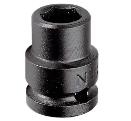 Facom 12.7 mm, 8 mm Standard-Steckschlüssel Schlag-Steckschlüssel lang Chrom-Molybdän-Stahl, 38mm