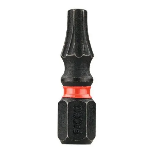 Produktfoto 1 von Facom T10 25 mm Schraubbit, Innensechsrund, 2-teilig, 47.5 mm