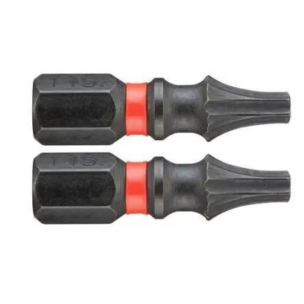 Facom 6.35 mm T15 Schraubbit, Sechskant, 2-teilig, 47.5mm