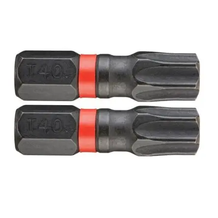 Produktfoto 1 von Facom 6.35 mm T40 Schraubbit, Schlag CNC-Maschine, 2-teilig, 47.5mm