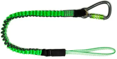 Never Let Go Polyestergewebe, Aluminium Werkzeugschlinge 80-130 cm 18 kg, Trageschlaufe
