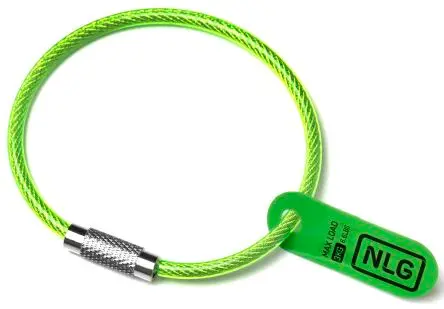 Produktfoto 1 von Never Let Go Edelstahl Werkzeugschlinge 170 mm 3 kg, Befestigungsschlaufe