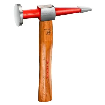 Produktfoto 1 von Facom Hammer, Setzhammer 320 g Hickory-Holz-Stiel 310 mm