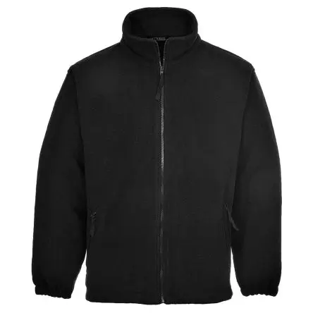 Portwest F205 Aran Fleece Jacket Unisex Fleece-Jacke, Polyester Schwarz, Grün, Weiß, Gelb, Größe M