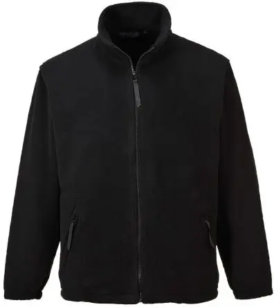 Produktfoto 1 von Portwest F400 Argyll Heavy Fleece Unisex Fleece-Jacke, 100 % Polyester, Anti-Pilling-Ausrüstung Fleece Schwarz, Grün,