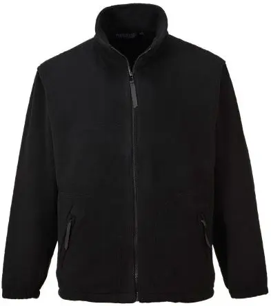 Produktfoto 1 von Portwest F400 Argyll Heavy Fleece Unisex Fleece-Jacke, Polyester Schwarz, Grün, Weiß, Gelb, Größe XL