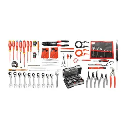 Produktfoto 1 von Facom Elektriker Werkzeugsatz, Werkzeugtasche mit Rollen 101-teilig