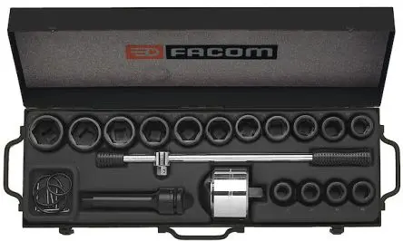 Produktfoto 1 von Facom ABS Werkzeugbox Schwarz, Register