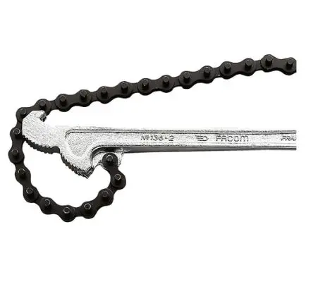 Produktfoto 1 von Facom Schraubenschlüssel Kettenschlüssel, Metall Griff, Backenweite 140 mm, / Länge 600mm