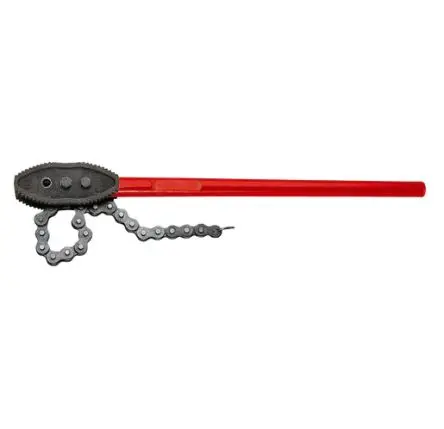 Produktfoto 1 von Facom Schraubenschlüssel Kettenschlüssel, Metall Griff, Backenweite 180 mm, / Länge 690mm