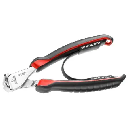 Produktfoto 1 von Facom Kneifzange 160 mm Griff Bi-Material Ergonomischer Griff Beständig gegen chemische Einflüsse Vornschneider