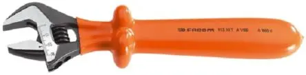 Produktfoto 1 von Facom VDE 1000V zugelassen Rollgabelschlüssel Rollgabelschlüssel, Isoliert Griff, Backenweite 27 mm, / Länge 210 mm