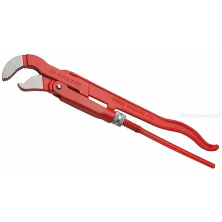 Produktfoto 1 von Facom Schraubenschlüssel Rohrzange, Metall Griff, Backenweite 49 mm, / Länge 450mm