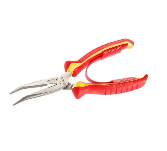 Produktfoto 1 von Facom Rundzange / Backen 69mm Geriffelt 200 mm VDE 1000V zugelassen