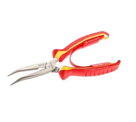 Produktfoto 1 von Facom Rundzange / Backen 69mm Geriffelt 200 mm VDE 1000V zugelassen