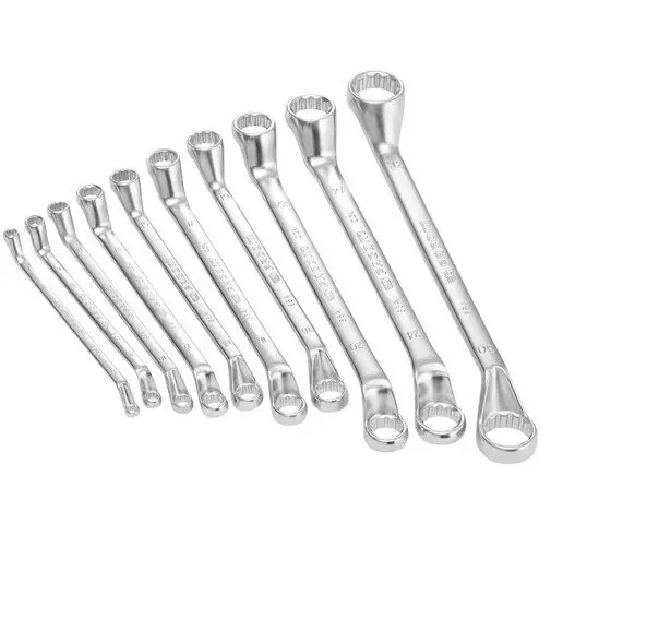 Produktfoto 1 von Facom Ringschlüsselsatz Versetzter Ringschlüsselsatz, 10-teilig 6 x 7 to 30 x 32 mm