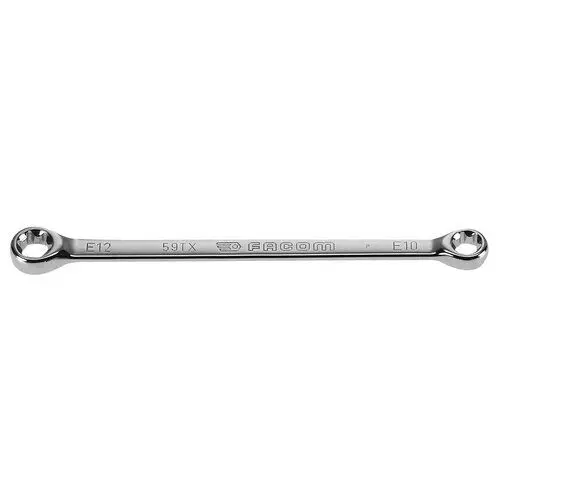 Produktfoto 1 von Facom Ringschlüssel 10 x 12 mm Schließer (NO), Länge 141 mm