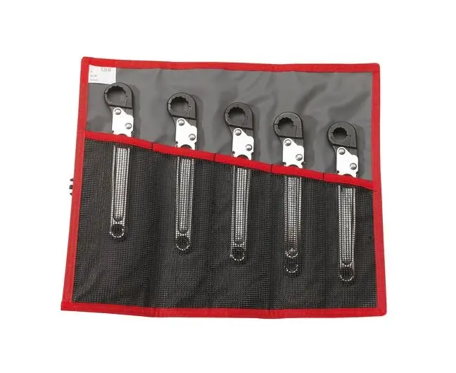 Produktfoto 1 von Facom Satz offener Ringschlüsse Satz offener Ringschlüsse, 5-teilig 14 to 19 mm