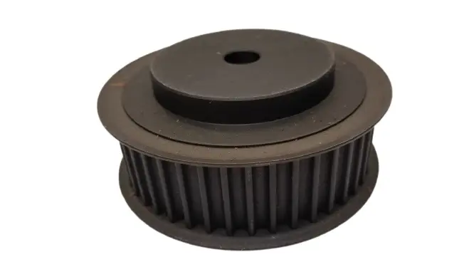 OPTIBELT Aluminium Zahnriemenscheibe 15 mm, 28 Zähne / Teilung 3 mm, Bohrung 12 mm