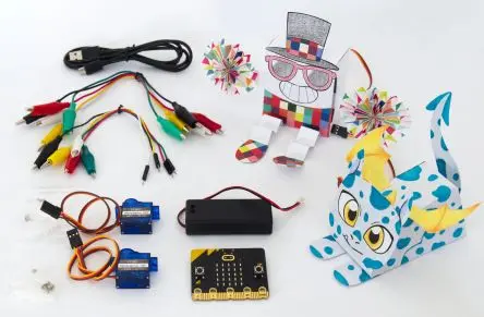 Produktfoto 1 von Okdo OKdo micro:bit Paper Robot Kit - mit micro:bit Teilesatz