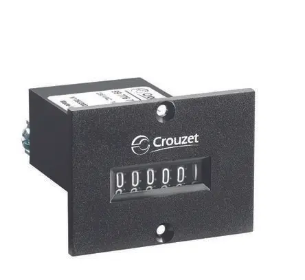 Crouzet Analog Zähler 6-stellig Impulse max. 18Hz 48 V